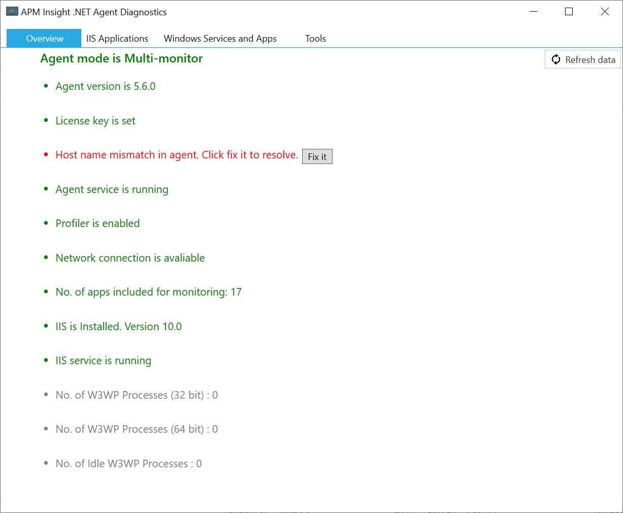 Identify and correct host name mismatches while cloning